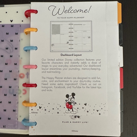 Undated The Happy Planner Disney Monthly Planner - Picture 3 of 11